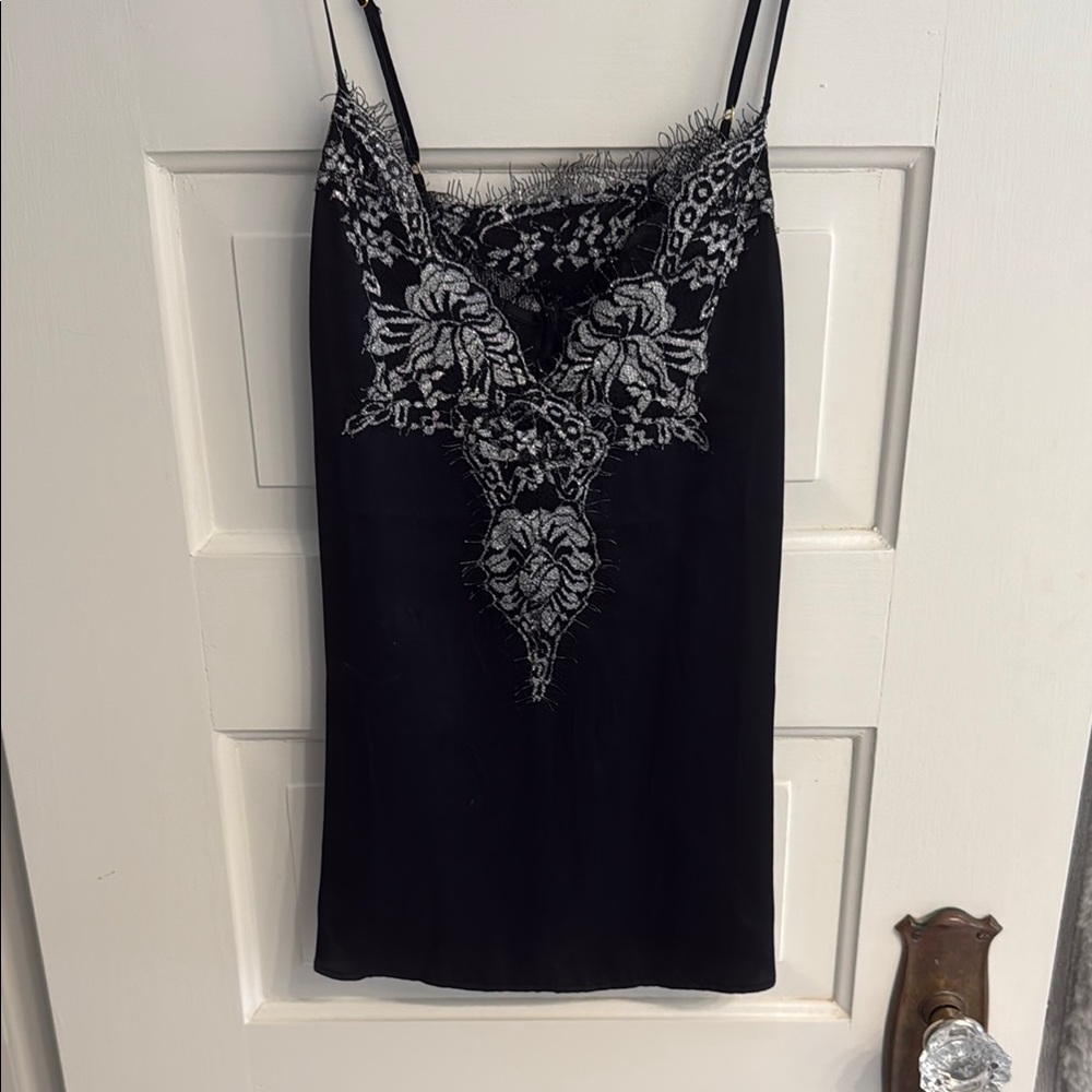 Cami NYC Black Embellished Sleeveless Camisole